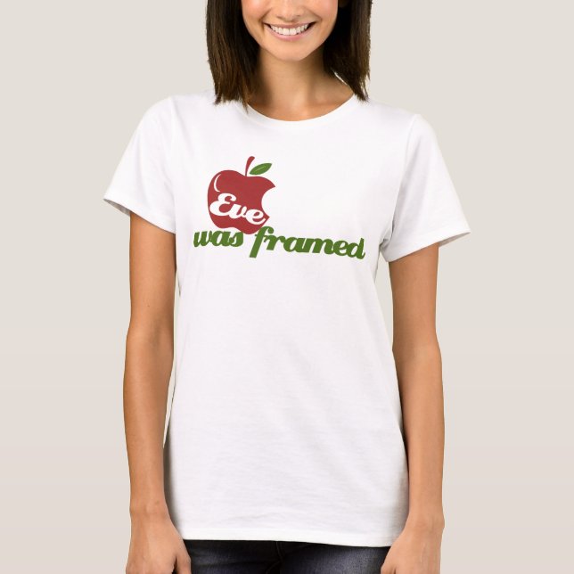 T-shirt Eve a été encadrée (Devant)