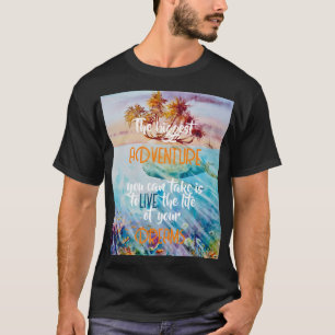 T-shirt Eve Peint Tropical Island Whale Photo Imprimer