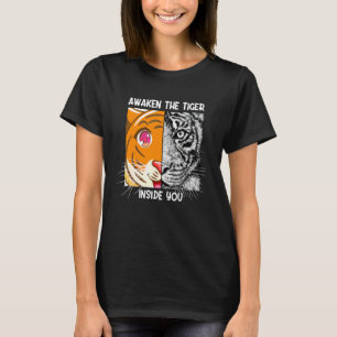 T-shirt Éveiller le tigre en vous Félin prédateur de Sibér
