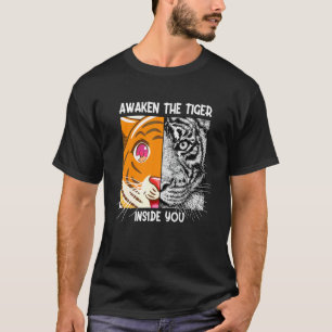 T-shirt Éveiller le tigre en vous Félin prédateur de Sibér