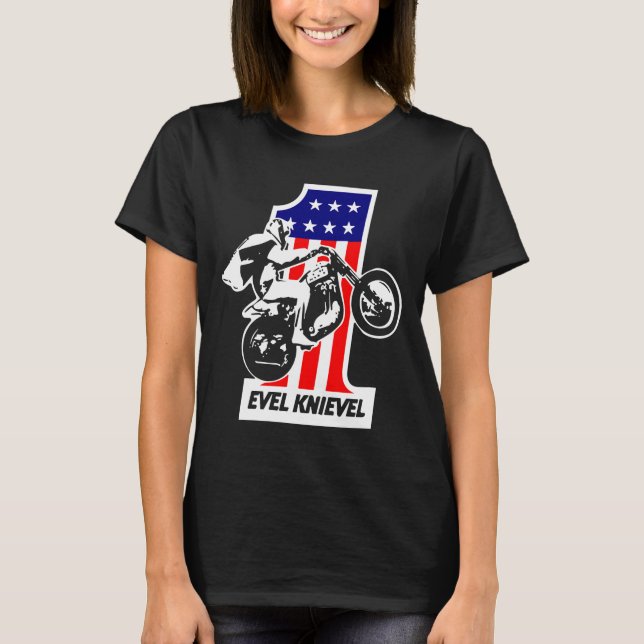 T-shirt Evel Knievel (Devant)