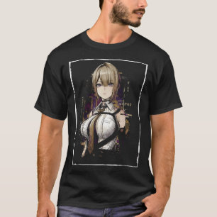 T-shirt Evelyn Chevalier ZZZ Cheveux Noirs Braises Rouges