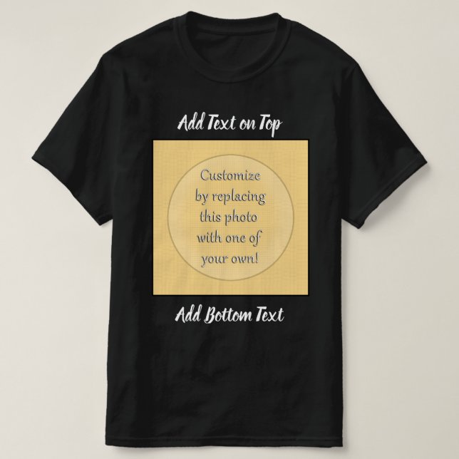 T-shirt Événement spécial Ajouter une photo (Design devant)
