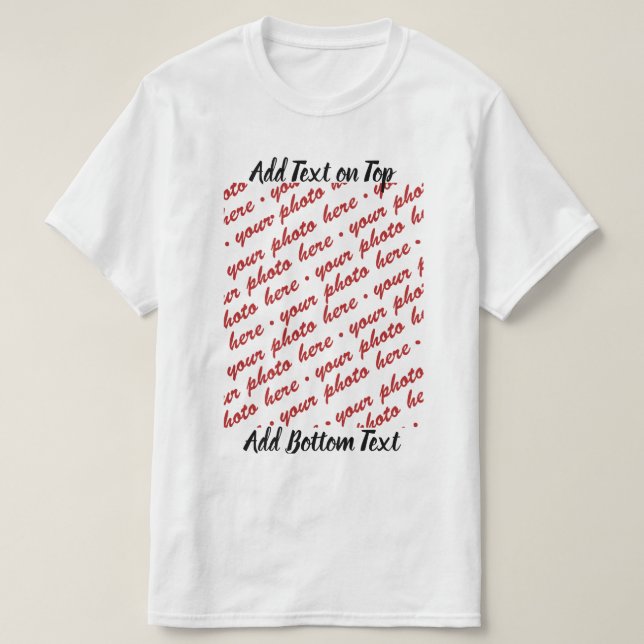 T-shirt Événement spécial Ajouter-une-Photo (Design devant)