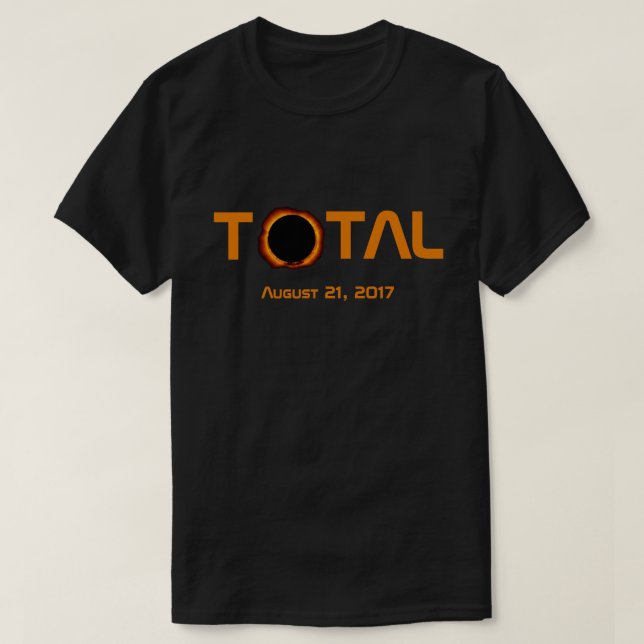 T-shirt Événement total d'éclipse solaire (Design devant)