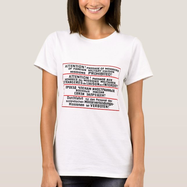 T-shirt Évènements mémorables de signe de mission (Devant)