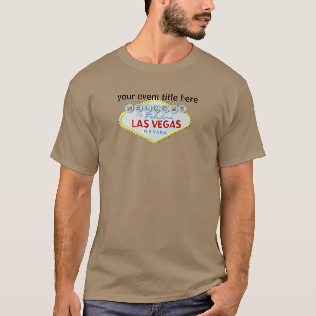T-shirt Événements spéciaux faits sur commande de Las (Devant)
