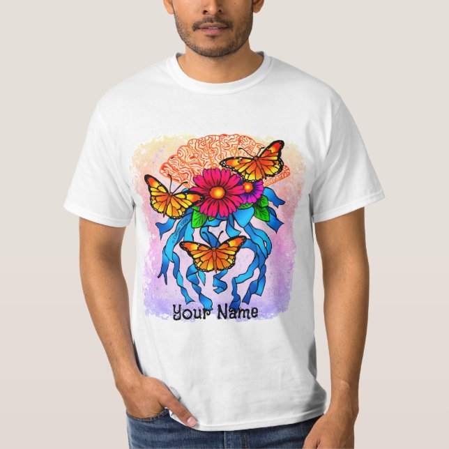 T-shirt Eventail de fleurs  (Devant)