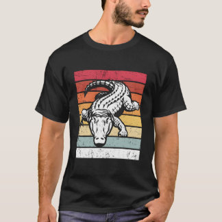 T-shirt Éventail Safari Croc du Zoo des Crocodiles Faune