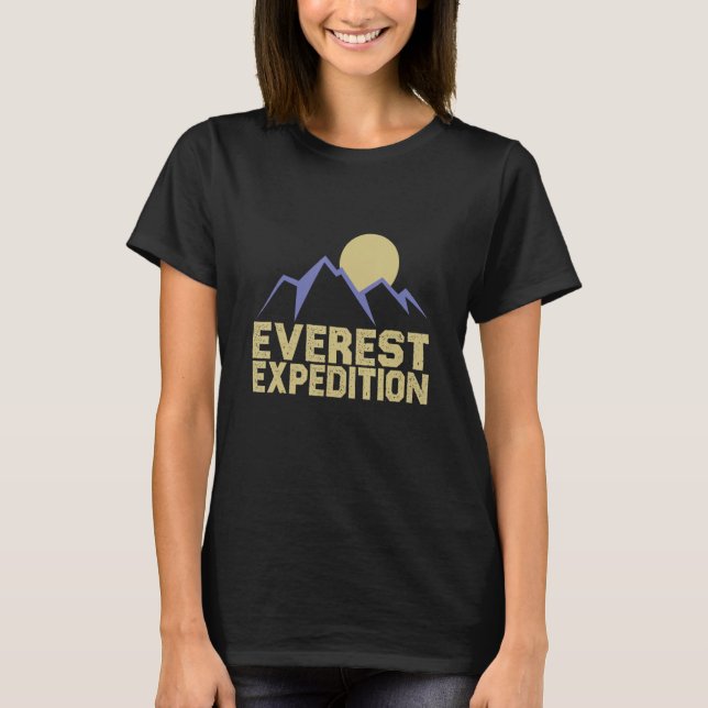 T-shirt Everest Expéditions Mountain Exploration Aventure (Devant)