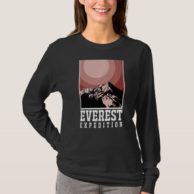 T-shirt Everest Expéditions Mountain Exploration Aventure (Devant)