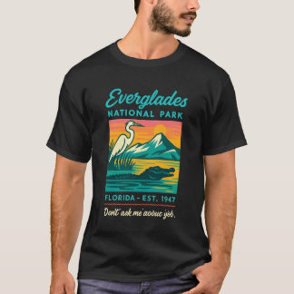 T-shirt Everglades National Park Alligator Vintage Florida