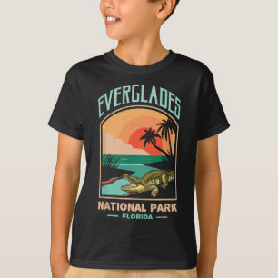 T-shirt Everglades National Park US Crocodile Floride Alli