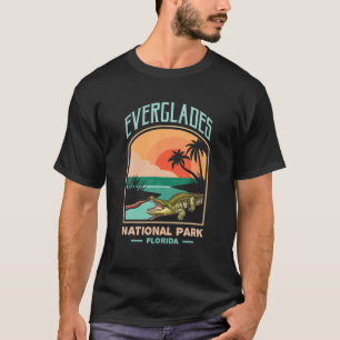 T-shirt Everglades National Park US Crocodile Floride Alli