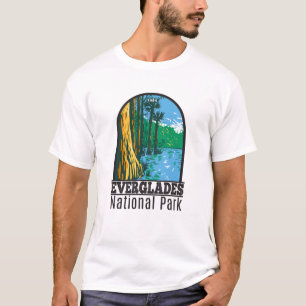 T-shirt Everglades Parc National Floride Vintage