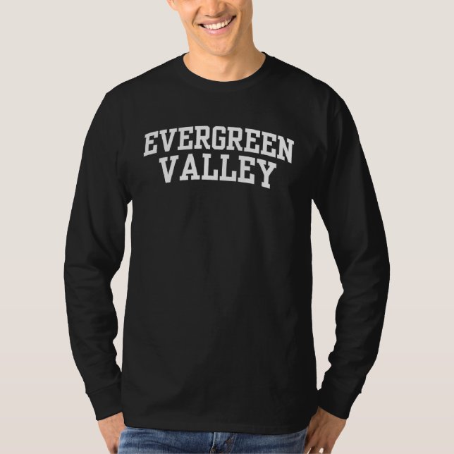 T-shirt Evergreen Valley College 02 (Devant)