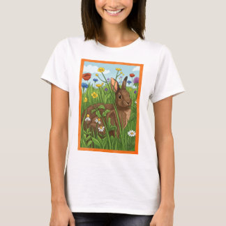 T-shirt Every Bunny Loves Flowers