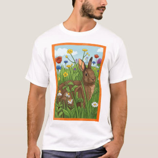 T-shirt Every Bunny Loves Flowers