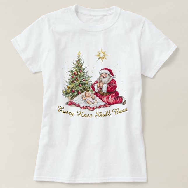 T-Shirt Every Knee Shall Bow (Design devant)