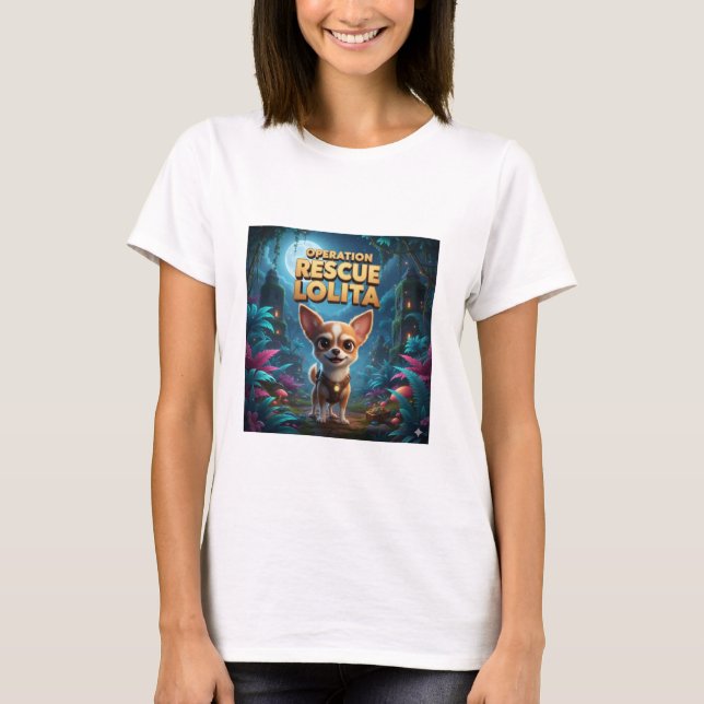 T-shirt Every rescue has a story-and this one has the cute (Devant)