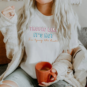 T-shirt EVG TYRA sur le thème des années 90 Tropic