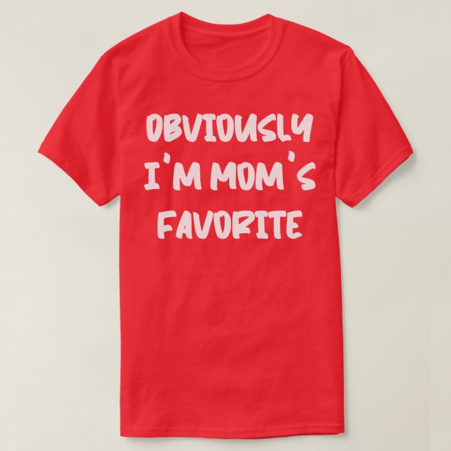 T-shirt Évidemment Im Moms Favori 6 (Design devant)