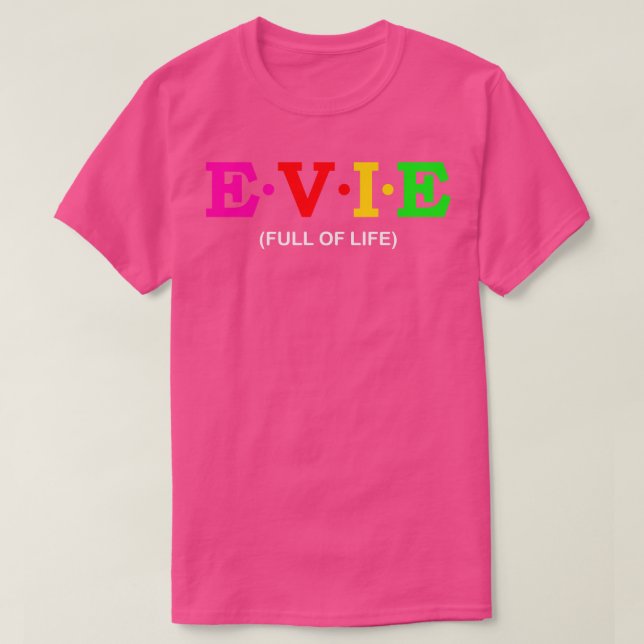 T-shirt Evie pleine de vie (Design devant)