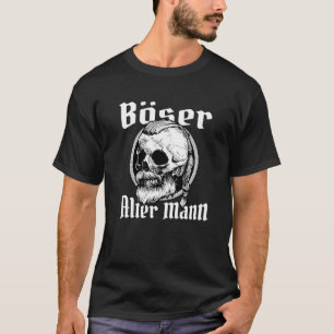 T-shirt Evil Alter Mann crâne nordique Grand-père Papa Vik