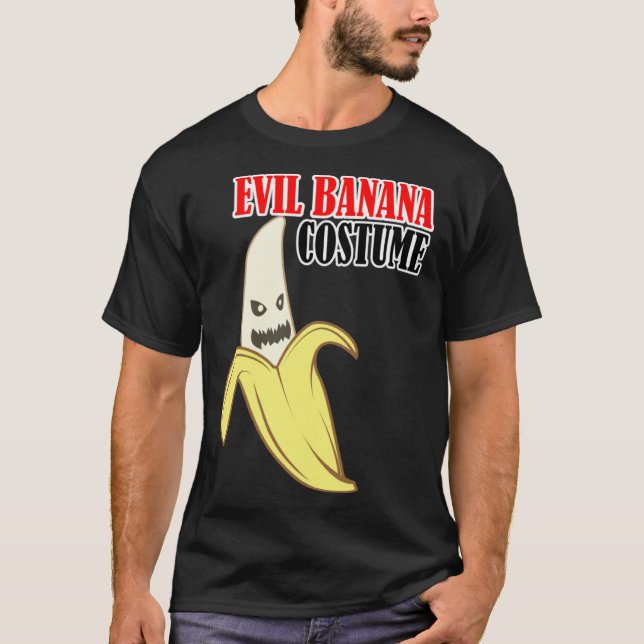 T-shirt Evil Banana Costume Funny (Devant)