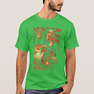 T-shirt Evil Dead 2 Avalez Votre Âme Collage Film d'Horreu
