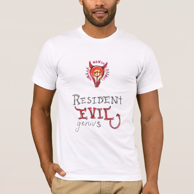 T-shirt Evil Genius (Devant)