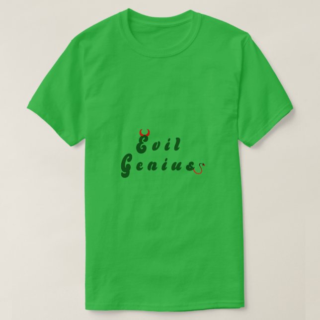 T-shirt Evil Genius (Design devant)
