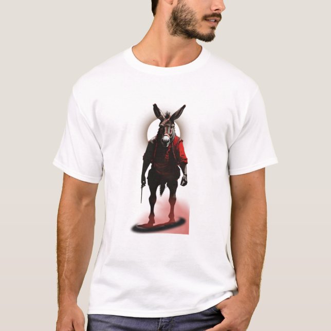 T-shirt Evil Ninja Donkey (Devant)