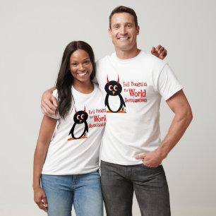 T-shirt Evil Penguin for World Domination