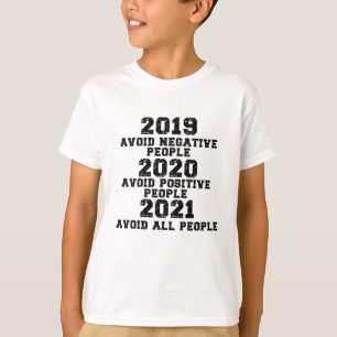 T-shirt Éviter les gens négatifs