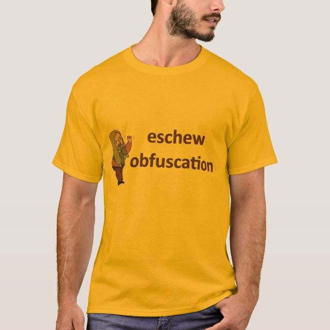 T-shirt éviter l'obfuscation (Devant)