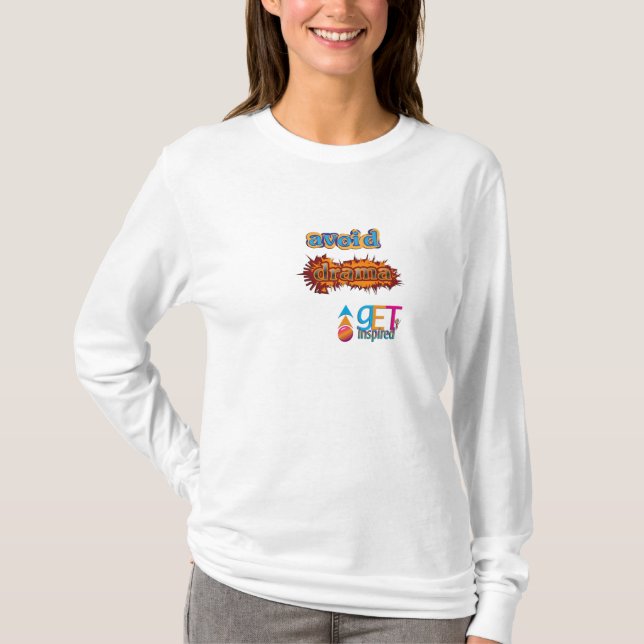 T-shirt Évitez les drames (Devant)