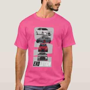 T-shirt Evo 7 VII 8 VIII 9 IX 10 X sport Voiture japonaise