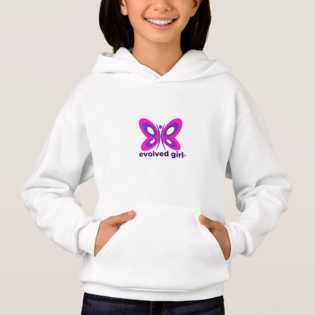 T-shirt évolué pour fille (jeune) (Devant)