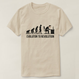 T-SHIRT ÉVOLUTION À LA RÉVOLUTION