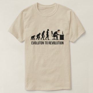 T-SHIRT ÉVOLUTION À LA RÉVOLUTION
