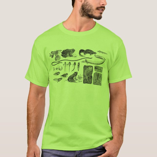 T-shirt Évolution amphibie (Devant)