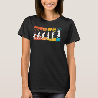 T-shirt Evolution Badminton Shuttlecock Badminton joueur g