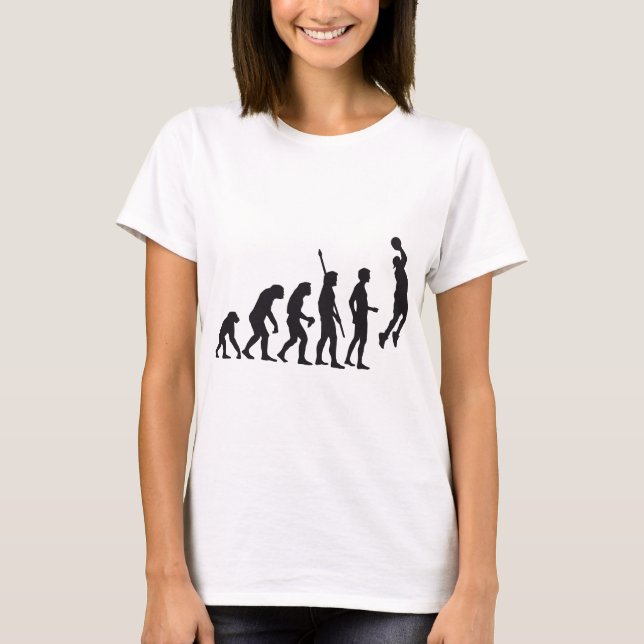 T-shirt évolution basketball (Devant)