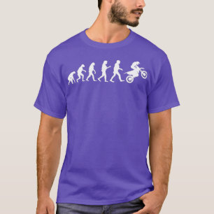T-shirt Evolution Biker Motocross MX Motorcycle Dirt