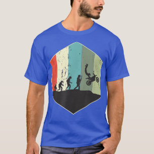 T-shirt Evolution Biker Retro Vintage Pas de limites Endur