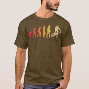 T-shirt Evolution BMX Retro Développement Cycliste Vintage