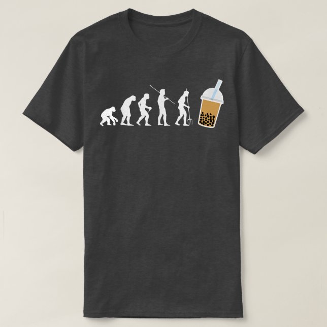 T-shirt Evolution Boba Bubble Tea (Design devant)
