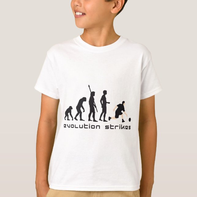 T-shirt évolution bowling (Devant)