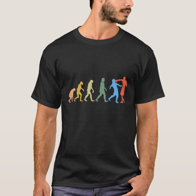 T-shirt Evolution - Boxer Boxer - Combattre - Combattre Fu (Devant)